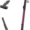 Shark IZ163H Pet Plus Cordless Stick Vacuum with Self-Cleaning Brushroll and HEPA Filter, Lightweight Deep Cleaning Vacuum for Carpet and Hard Floors, Folds for Easy Storage, 40-min Runtime, Raspberry