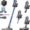 Cordless Vacuum Cleaner, Upgraded 580W 48KPA 65Mins Cordless Stick Vacuum Cleaner with Self-Standing and Touch Screen, Anti-tangle Wireless Vacumm, Vacuum Cleaners for Home/Pet Hair/Carpets/Floors
